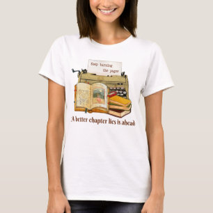 Behalt, die Seiten umzuschalten T-Shirt