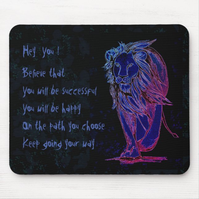 Behalt dir den Weg zu gehen Mousepad (Vorne)