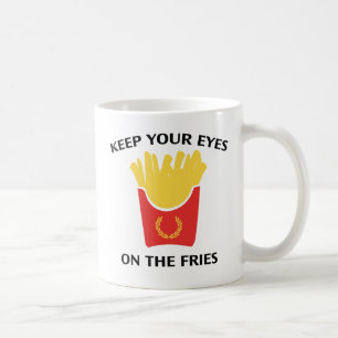 Behalt dir die Augen auf den Fries. Kaffeetasse