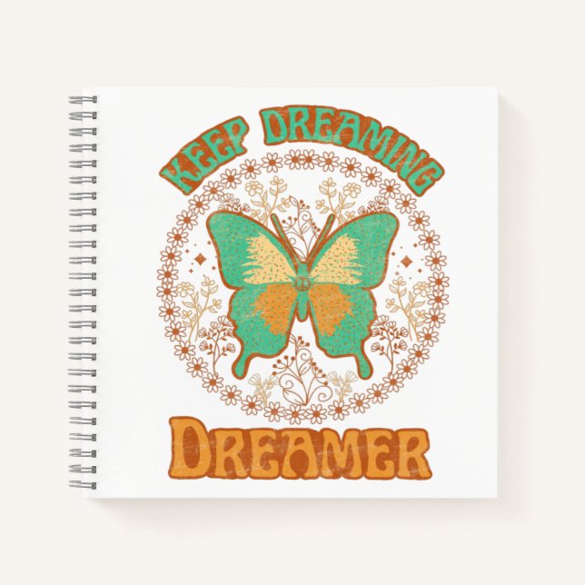 Behalt Dreaming Dreamer Journal Notizbuch (Vorderseite)