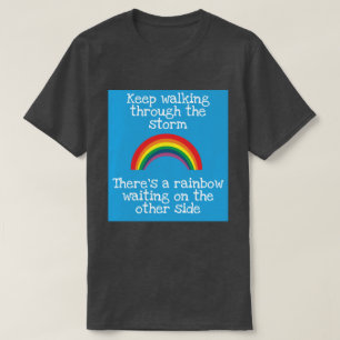 Behalt durch den Sturm zu laufen T-Shirt