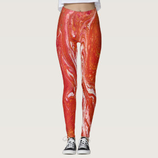 Behalt eines Drivin 1 Lebhafte rote Leggings