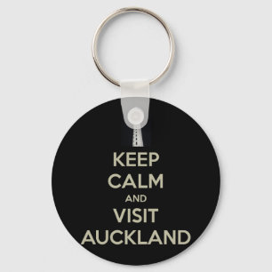 behalt eines ruhigen Besuchs in der Auckland Schlüsselanhänger