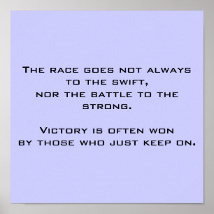 Behalt einfach an poster