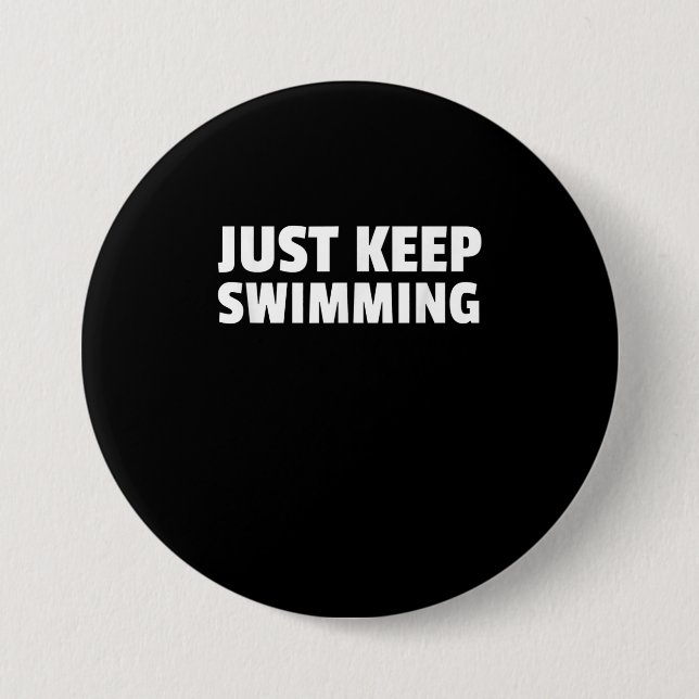 Behalt einfach das Schwimmdesign Button (Vorderseite)