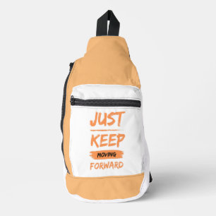 behalt einfach den Schritt zu verwerfen Crossbody Bag