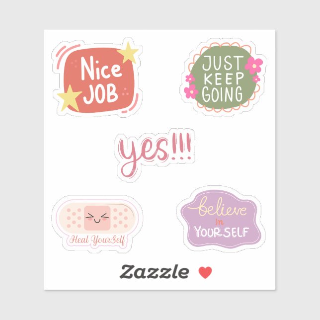 Behalt einfach Niedliche Quotes Scrapbooking Aufkleber (Blatt)
