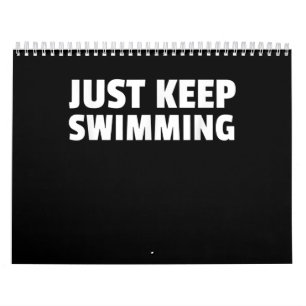 Behalt einfach Schwimmen Kalender