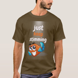 Behalt einfach Stimmungen Autismus Bewusstsein T-Shirt