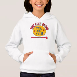 Behalt einfach zu gehen hoodie