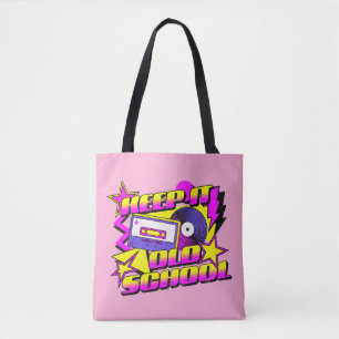 Behalt es alte Schule Tasche
