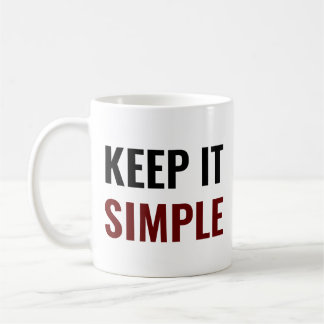 Behalt es einfach kaffeetasse