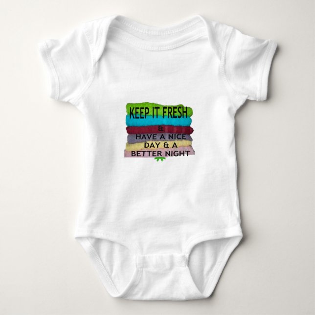behalt es Freesh Baby Strampler (Vorderseite)