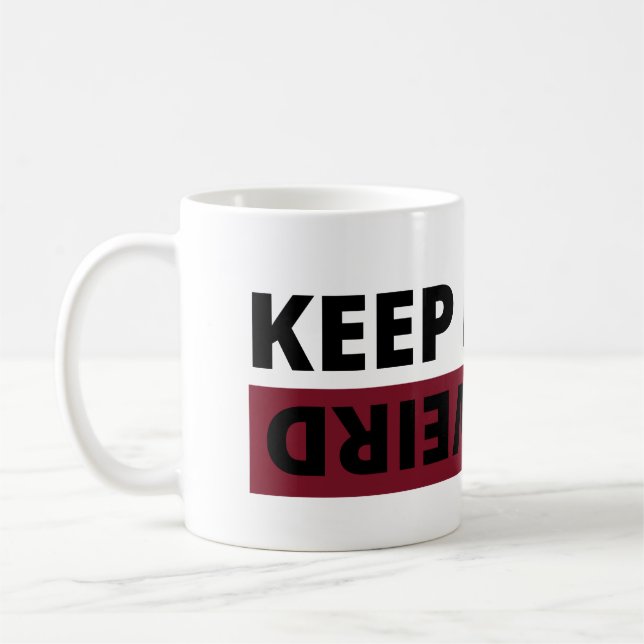 Behalt es seltsam kaffeetasse (Links)