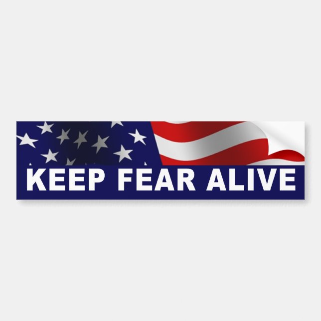 Behalt Fear Alive Autoaufkleber (Vorne)