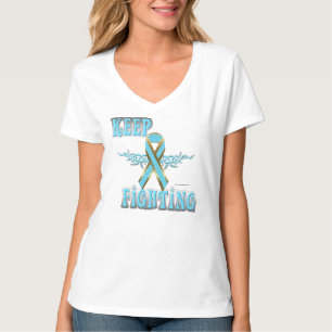 Behalt Fighting Prostate Cancer Ladys V-Neck Nano T-Shirt