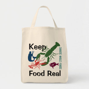 Behalt Food Real Tragetasche
