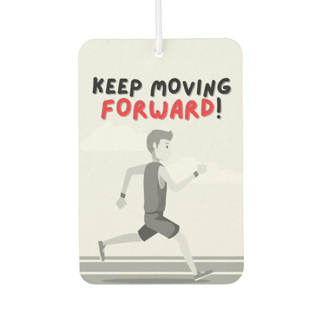 Behalt Forward | Motivierend Angebot Autolufterfrischer (Vorderseite)