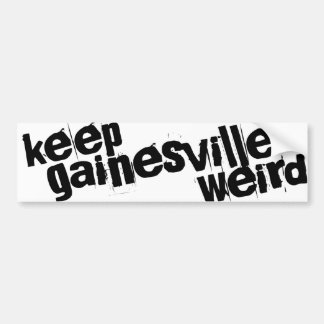 Behalt Gainesville Weird Autoaufkleber