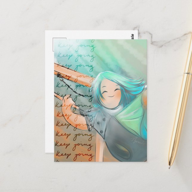 Behalt Going - DNM-Postkarten Postkarte (Vorderseite/Rückseite Beispiel)