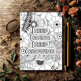 Behalt Going Quote | Farbe für Ihren eigenen Gruß