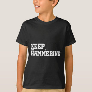 Behalt Hammering Archery Motivierend Bow Hu T-Shirt