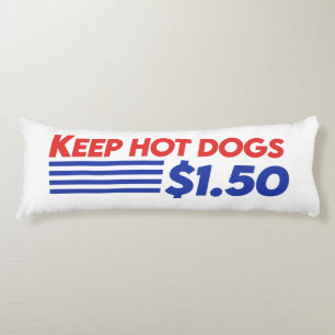 Behalt Hot Dogs $ 1,50 Seitenschläferkissen