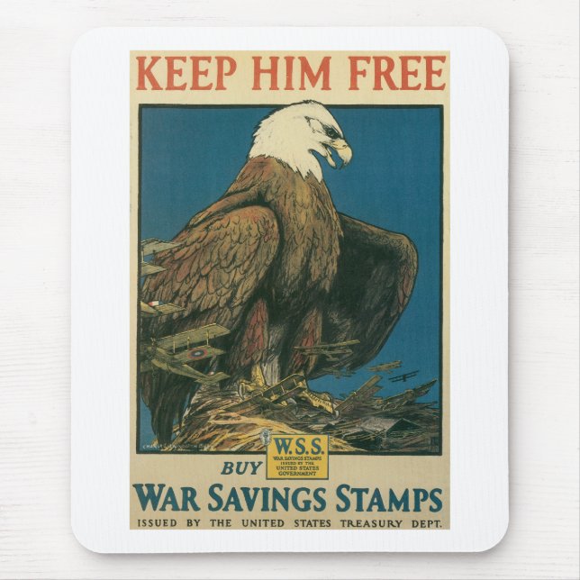 Behalt Ihm frei Mousepad (Vorne)