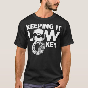 Behalt It Low Key Music Joke Funny Tuba Player T-Shirt