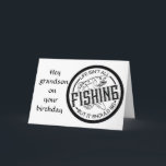 **BEHALT IT REEL** AUF **GRANDSON'S GEBURTSTAG** K KARTE<br><div class="desc">MÖCHTE er FISCHEN und will du,  GLÜCKLICH GEBURTSTAG im Stil zu sagen? Hier ist die Karte. DANKE,  dass du bei einem meiner acht Läden angehalten hast!!!!</div>