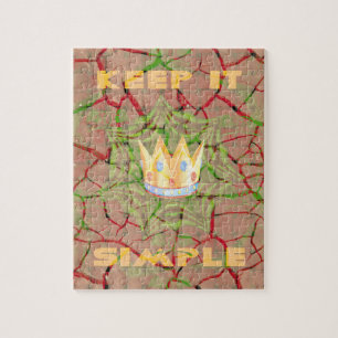 Behalt It Simple: Cracked Earth Royal Clarity Art
