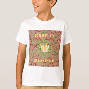 Behalt It Simple: Cracked Earth Royal Clarity Art T-Shirt