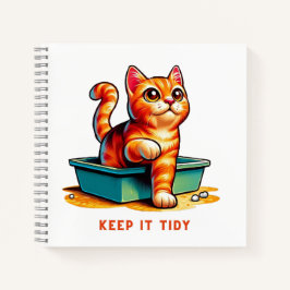 Behalt It Tidy on Notebook Notizbuch