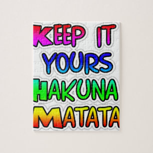 BEHALT IT YOURS Hakuna Matata Geschenke