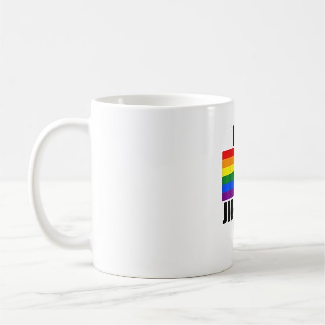 Behalt Jiu Jitsu Gay Shirt LGBT Gay Pride Monat 20 Kaffeetasse (Links)