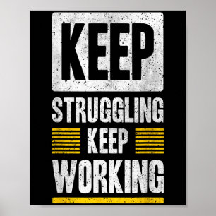 Behalt Kämpfen Behalte Arbeitstitel Graphic Poster