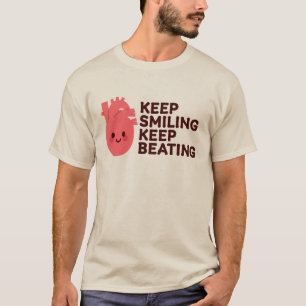 Behalt Lächeln, Behalt schlagen - Niedlich Happy H T-Shirt