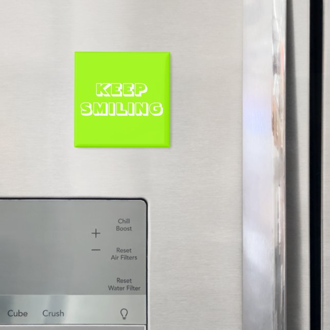Behalt Lächeln, Grün von Chartreuse Magnet (In Situ (Kühlschrank))