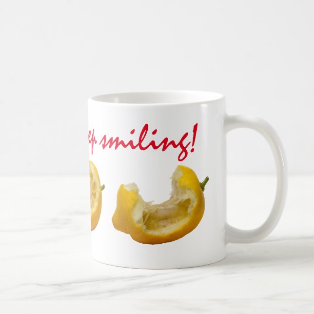 Behalt Lächeln Kaffeetasse (Rechts)