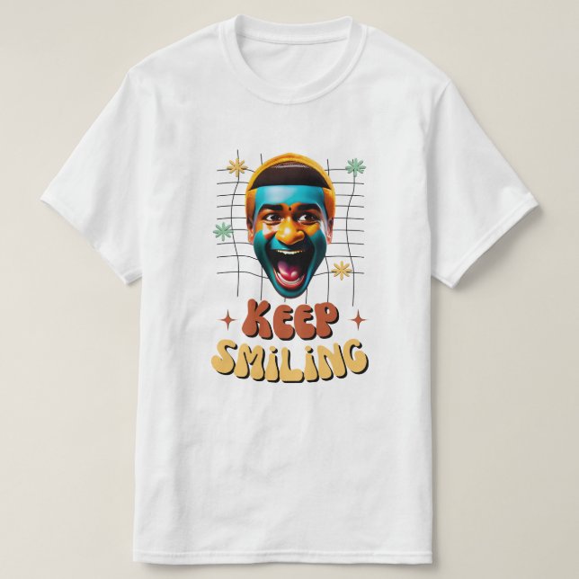 Behalt lächeln T-Shirt (Design vorne)