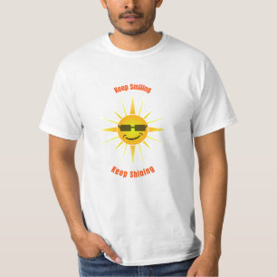 Behalt Lächeln und Behalt Shining T-Shirt
