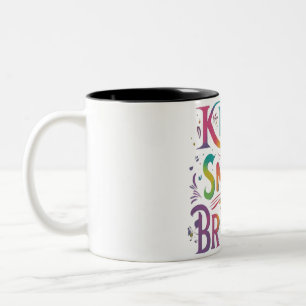 Behalt lächelnd hell zweifarbige tasse