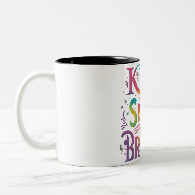 Behalt lächelnd hell zweifarbige tasse (Links)