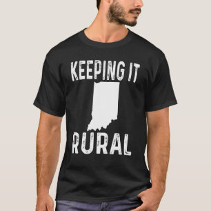 Behalt ländlichen Indiana Land Bauer Landwirtschaf T-Shirt
