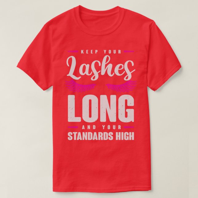 Behalt lange und hohe Standards T-Shirt (Design vorne)