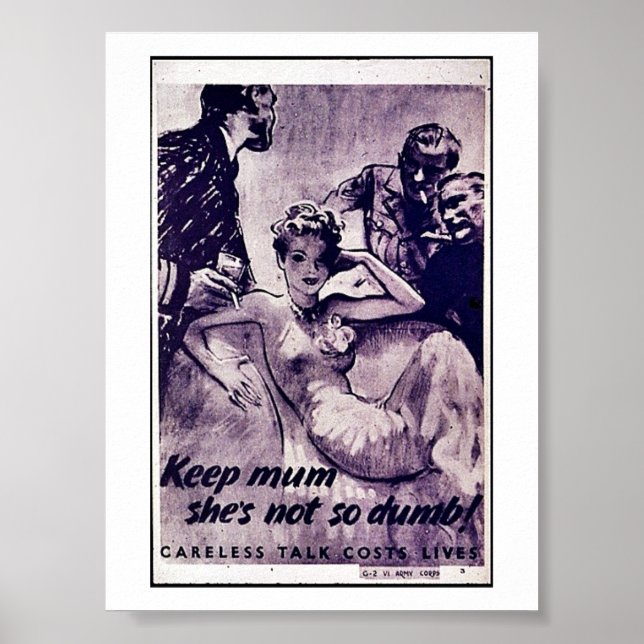 Behalt Mama, sie ist nicht so dumm Poster (Vorne)