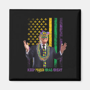 Behalt Mardi Gras Great Funny Trump Mardi Gras 202 Magnet