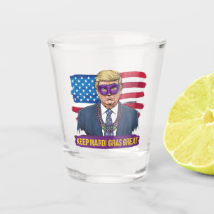 Behalt Mardi Gras Great Funny Trump Mardi Gras 202 Schnapsglas