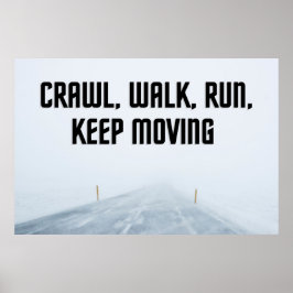 "Behalt Moving" Inspiration Wall Art Poster