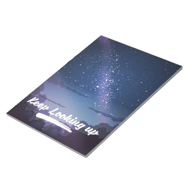 behalt nach oben notizblock (angewinkelt)